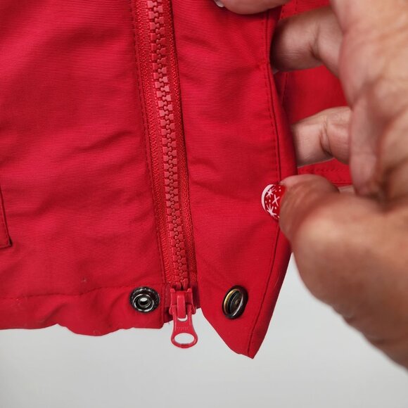 AMAZON‎ ESSENTIALS Men's Red Hooded Winter Utility Jacket L NWT - Picture 6 of 11